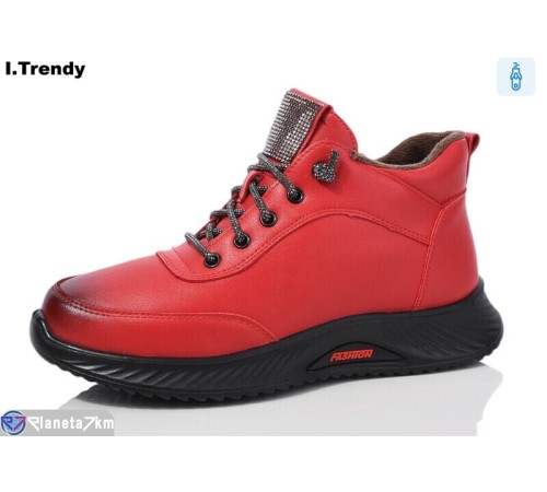 Черевики жіночі на весну/осінь (8 пар р.36-41) червоний  "Trendy"