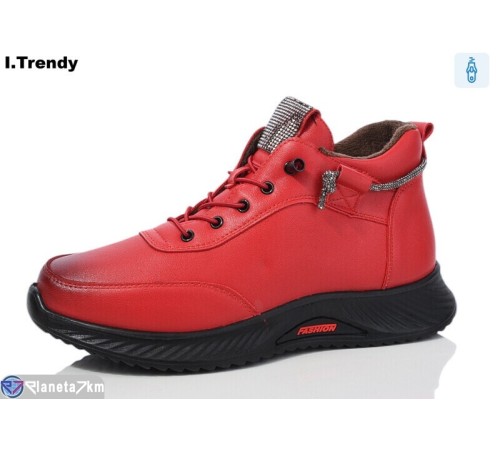 Черевики жіночі на весну/осінь (8 пар р.36-41) червоний  "Trendy"