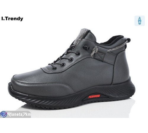 Черевики жіночі на весну/осінь (8 пар р.36-41) сірий  "Trendy"