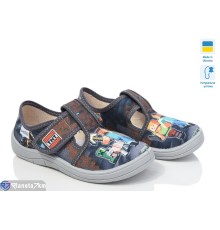 Тапки дитячі на весну/осінь (7 пар р.24-30) сірий  "FLORIK"