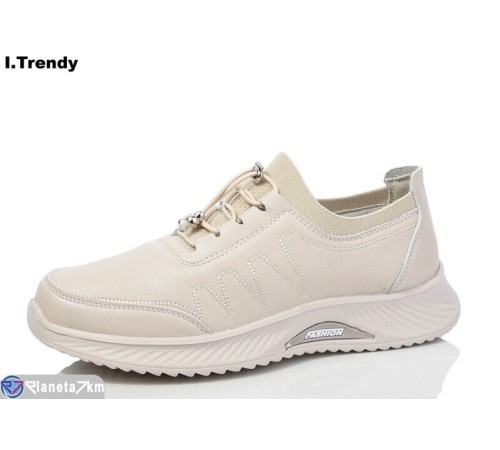 Кросівки жіночі на весну/осінь (8 пар р.36-41) бежевий  "Trendy"