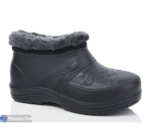 Калоші жіночі на зиму (6 пар р.38-42) чорний  "LOTTOS"