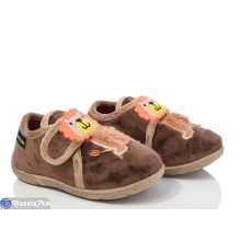 Тапки дитячі на весну/осінь (6 пар р.27-30) коричневий  "LUXORIS"