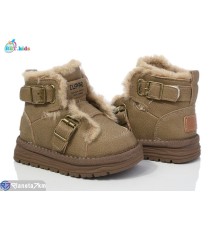 Черевики дитячі на зиму (8 пар р.26-31) хакі  "BBT"