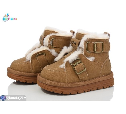 Черевики дитячі на зиму (8 пар р.26-31) коричневий  "BBT"