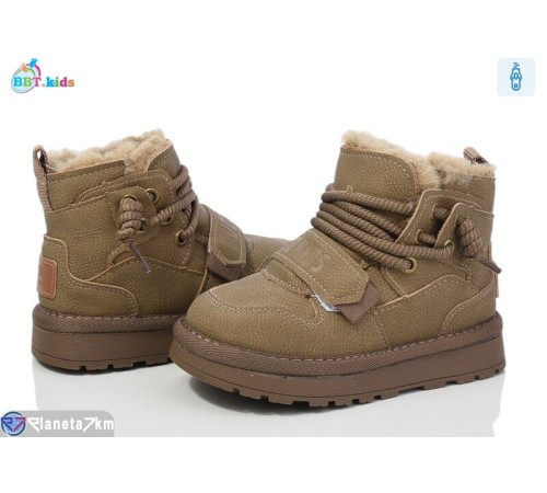 Черевики дитячі на зиму (8 пар р.26-31) хакі  "BBT"