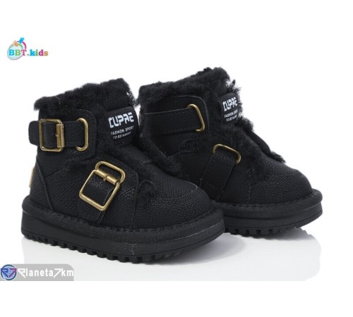 Черевики дитячі на зиму (8 пар р.21-25) чорний  "BBT"