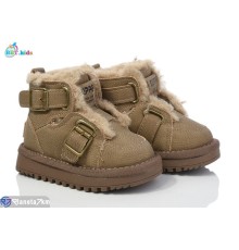 Черевики дитячі на зиму (8 пар р.21-25) хакі  "BBT"