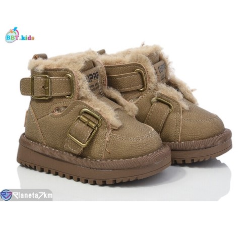 Черевики дитячі на зиму (8 пар р.21-25) хакі  "BBT"