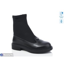 Черевики жіночі на зиму (6 пар р.36-40) чорний  "MARADONA"