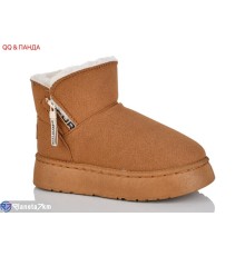 Уггі жіночі на зиму (8 пар р.37-42) camel  "QQ&Панда" Уггі жіночі на зиму (8 пар р.37-42) camel  "QQ&Панда"