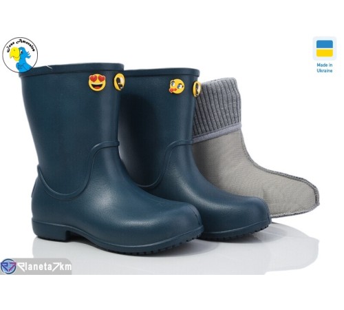 Дитячі чоботи з піни на весну/осінь (8 пар р.28-34) синій  "Jose Amorales"