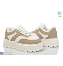 Кросівки жіночі на зиму (8 пар р.36-41) чорний  "LAVLI"