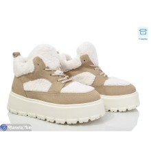 Черевики жіночі на зиму (8 пар р.36-41) бежевий  "LAVLI"