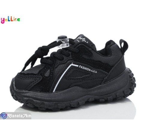 Дитячі кросівки на весну/осінь (10 пар р.21-25) чорний  "Yalike"