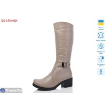 Чоботи жіночі на зиму (6 пар р.36-41) бежевий  "QQ&Панда"