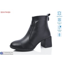 Черевики жіночі на зиму (7 пар р.36-41) чорний  "QQ&Панда"