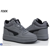 Кросівки на зиму (8 пар р.36-41) сірий  "FDEK"