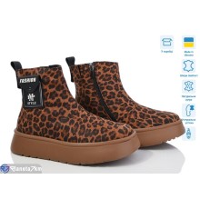 Черевики жіночі на зиму (6 пар р.36-40) коричневий  "Speranza"