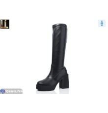 Чоботи жіночі на зиму (6 пар р.36-40) чорний  "Lilin"