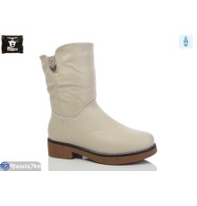 Чоботи жіночі на зиму (6 пар р.36-41) бежевий  "Steel Land"