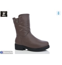 Чоботи жіночі на зиму (6 пар р.36-41) коричневий  "Steel Land"