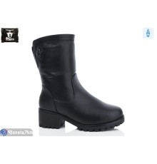 Чоботи жіночі на зиму (6 пар р.36-41) чорний  "Steel Land"