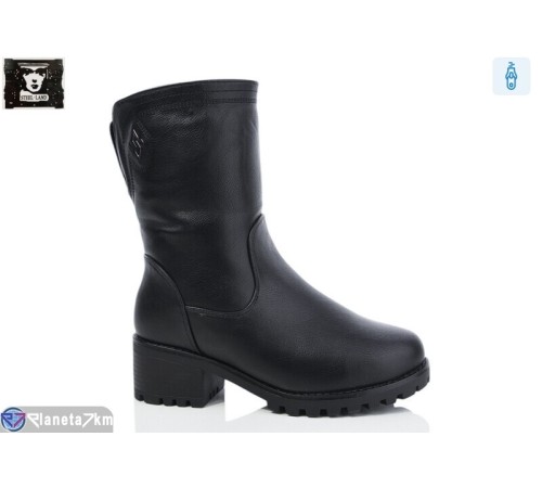 Чоботи жіночі на зиму (6 пар р.36-41) чорний  "Steel Land"