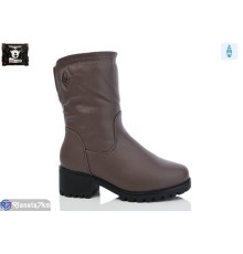Чоботи жіночі на зиму (6 пар р.36-41) коричневий  "Steel Land"
