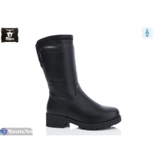 Чоботи жіночі на зиму (6 пар р.36-41) чорний  "Steel Land"