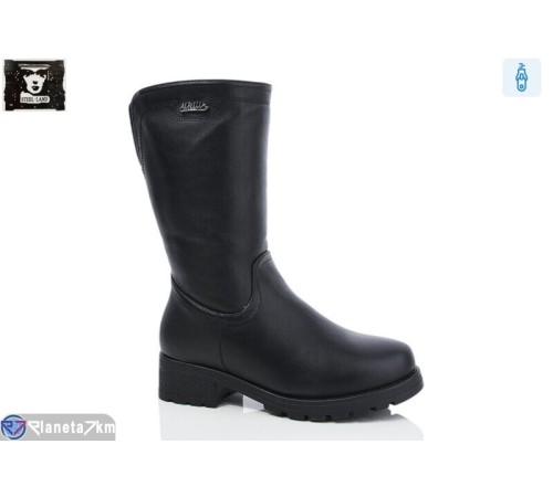 Чоботи жіночі на зиму (6 пар р.36-41) чорний  "Steel Land"