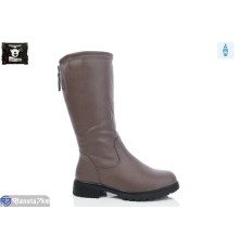 Чоботи жіночі на зиму (6 пар р.36-41) коричневий  "Steel Land"