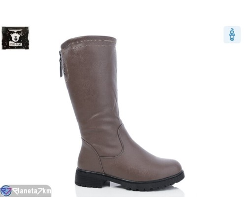 Чоботи жіночі на зиму (6 пар р.36-41) коричневий  "Steel Land"