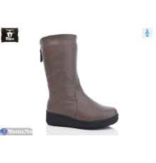 Чоботи жіночі на зиму (6 пар р.36-41) коричневий  "Steel Land"