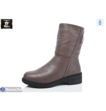 Чоботи жіночі на зиму (6 пар р.36-41) коричневий  "Steel Land"