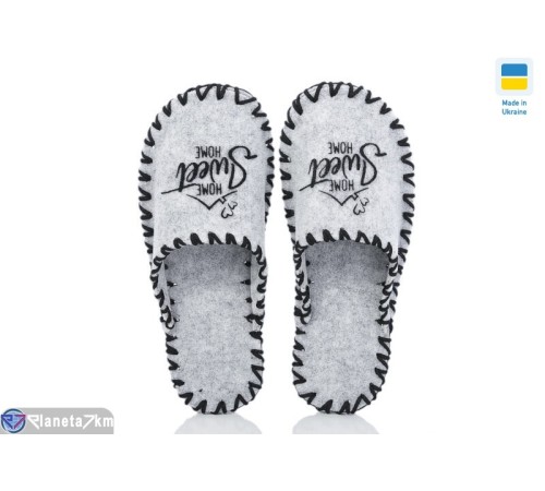 Тапки чоловічі на весну/осінь (9 пар р.40-45) сірий  "Activ"