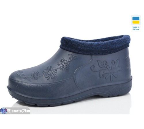 Калоші жіночі на зиму (8 пар р.38-42) синій  "LOTTOS"
