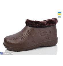 Калоші жіночі на зиму (8 пар р.38-42) коричневий  "LOTTOS"