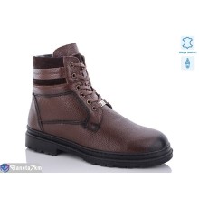 Черевики чоловічі на зиму (8 пар р.40-44) коричневий  "Kamila"