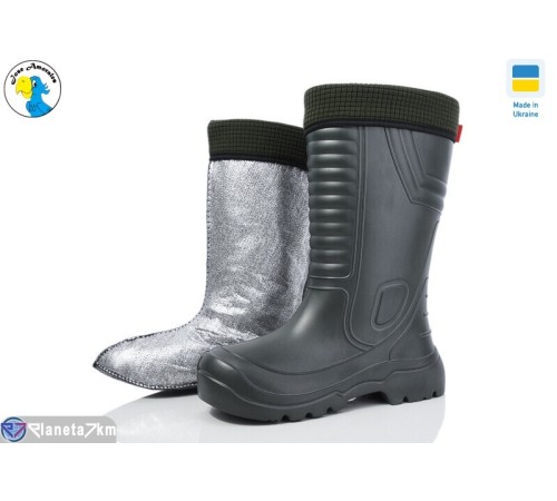 Чоловічі чоботи з піни на весну/осінь (6 пар р.42-46) зелений  "Jose Amorales"