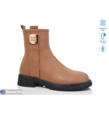 Черевики жіночі на зиму (6 пар р.36-40) camel  "MARADONA" Черевики жіночі на зиму (6 пар р.36-40) camel  "MARADONA"