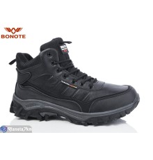 Кросівки чоловічі на зиму (8 пар р.41-46) чорний  "Bonote"
