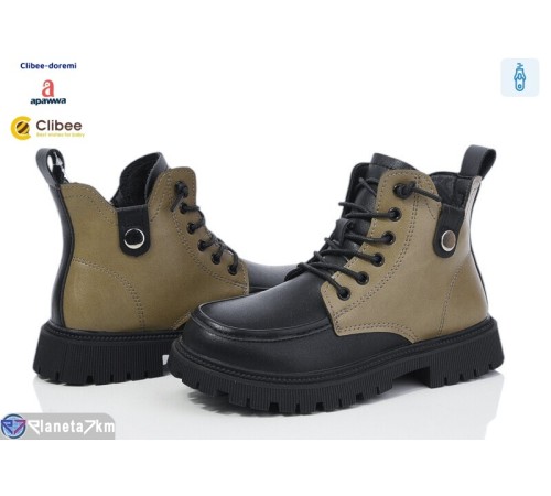 Черевики дитячі на весну/осінь (6 пар р.32-37) хакі "BELIES-D" Черевики дитячі на весну/осінь (6 пар р.32-37) хакі "BELIES-D"