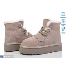 Черевики жіночі на зиму (6 пар р.37-41) бежевий  "LOTOS"