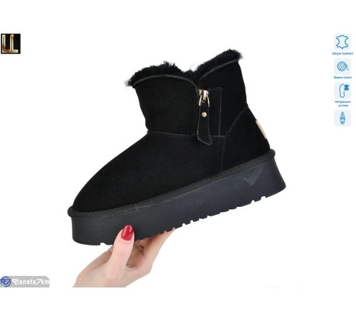 Уггі жіночі на зиму (8 пар р.36-41) чорний  "Lilin"