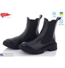 Черевики жіночі на весну/осінь (6 пар р.36-40) чорний  "ARTO"
