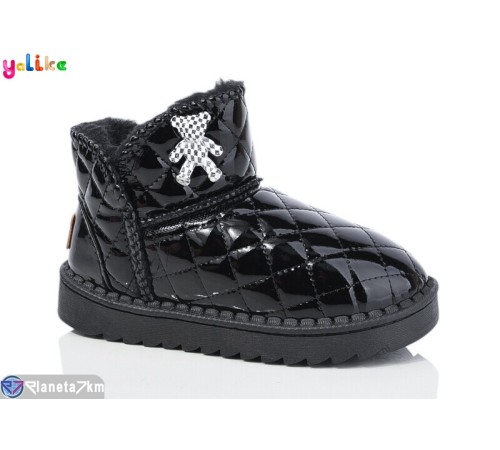 Дитячі Уггі на зиму (8 пар р.32-37) чорний  "Yalike"